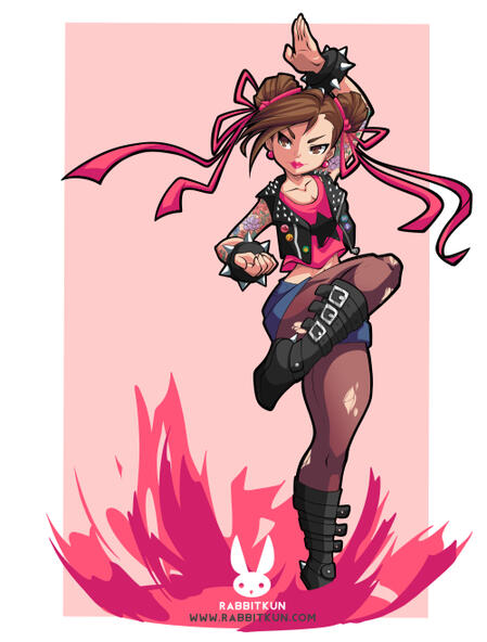 Chun Li - Punk Rock Concept
