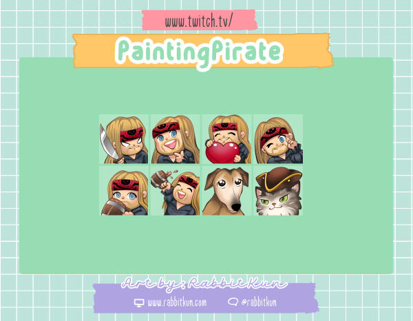 PaintingPirate Emotes